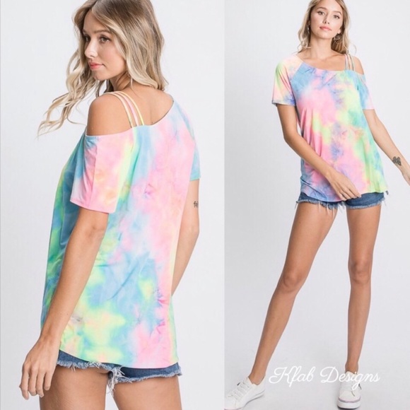 heimish usa Tops - Tie Die Shoulder Strap 🔝